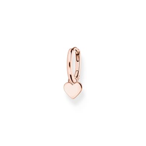 Thomas Sabo Charm Club Créole unique avec pendetif coeur or rose
