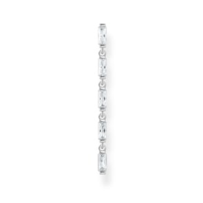 Thomas Sabo Charm Club Einzel Ohrring weisse Steine silber