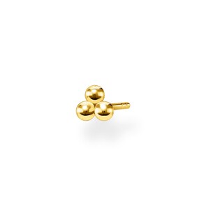Thomas Sabo Charm Club Einzel Ohrstecker Kugeln gold