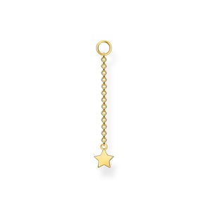 Thomas Sabo Charm Club Ohrring Anhänger Stern gold