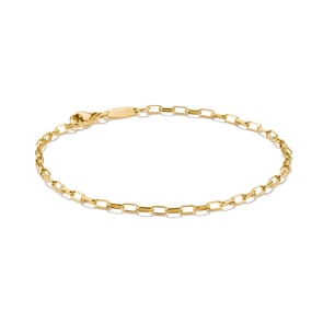 Thomas Sabo Charm Club Original-Armband Paperclip vergoldet