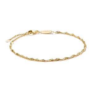 Thomas Sabo Charm Club Original-Armband Singapur-Design vergoldet