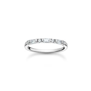 Thomas Sabo Charm Club Ring weisse Steine silber
