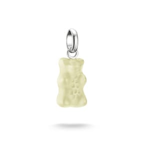Thomas Sabo Charm-Goldbären-Anhänger in Weiss Connect Silber