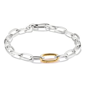 Thomas Sabo Connect Charm-Armband Bicolor mit einem Connect Link Silber