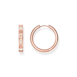 Thomas Sabo Creolen mit weissen Steinen Rosé