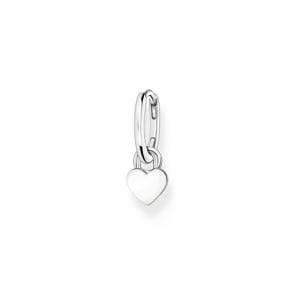 Thomas Sabo Einzel Creole mit Herz Anhänger Silber