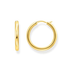 Thomas Sabo Hoop Earrings Creolen mit klassisch-elegantem Design vergoldet