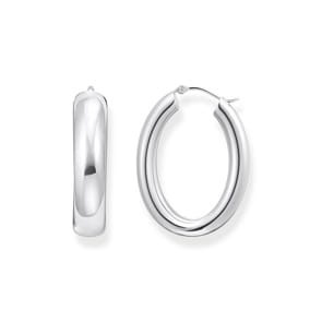 Thomas Sabo Hoop Earrings Grosse Creolen Chunky Silber