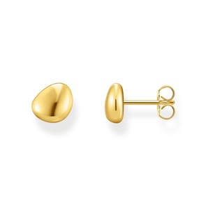 Thomas Sabo Ohrstecker organisches Design vergoldet