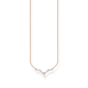 Thomas Sabo Kette Eiskristalle Roségold