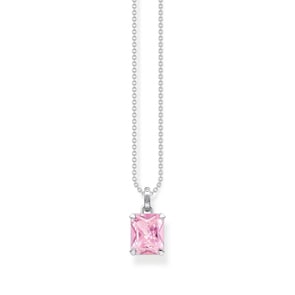 Thomas Sabo Chaîne pierre rose
