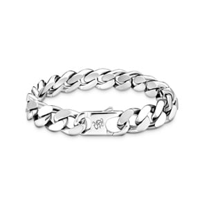 Thomas Sabo Rebel Basics Panzerarmband 12 mm Silber