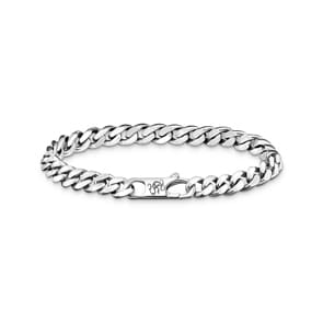 Thomas Sabo Rebel Basics Panzerarmband 6,9 mm Silber