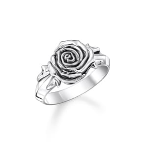 Thomas Sabo Ring Midnight Rose Silber