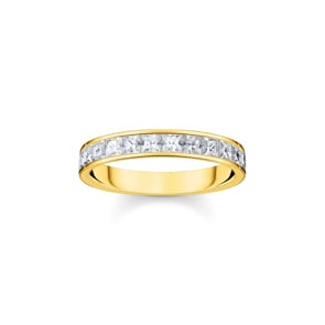 Thomas Sabo Ring weisse Steine Pavé gold