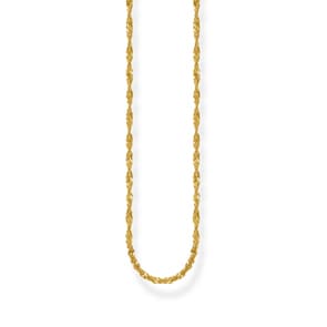 Thomas Sabo Collier singapourien en plaqué or épaisseur 1,70 mm (0,07 Inch)