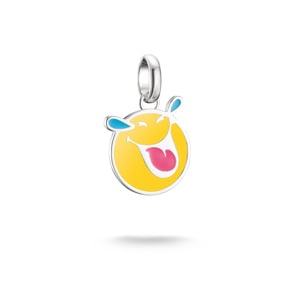 Thomas Sabo SMILEYWORLD® Laughing Charm-Anhänger Connect Silber