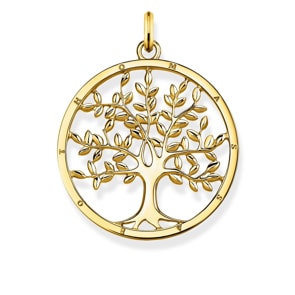Thomas Sabo Sterling Silver Glam & Soul Anhänger Tree of Love Gold
