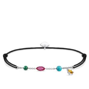 Thomas Sabo Sterling Silver Glam & Soul Bracelet Little Secret Pierres Multicolores