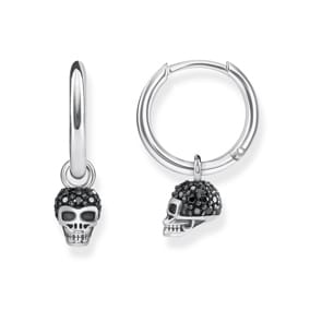 Thomas Sabo Sterling Silver Glam & Soul Créoles Têtes de Mort