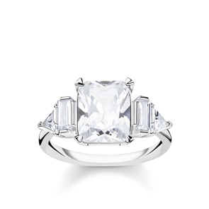 Thomas Sabo Sterling Silver Glam & Soul Damenring Weisse Steine