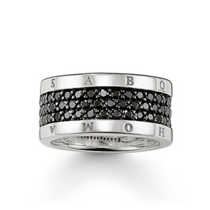 Thomas Sabo Sterling Silver Glam & Soul Eternityring Classic Schwarz
