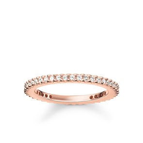 Thomas Sabo Sterling Silver Glam & Soul Eternityring Pavé