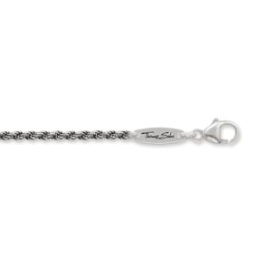 Thomas Sabo Sterling Silver Glam & Soul Kordelkette Geschwärzt