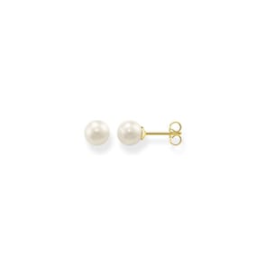 Thomas Sabo Sterling Silver Glam & Soul Ohrstecker Perle gold
