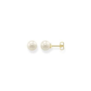 Thomas Sabo Sterling Silver Glam & Soul Ohrstecker Perle gold