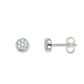 Thomas Sabo Sterling Silver Glam & Soul Ohrstecker Sparkling Circles