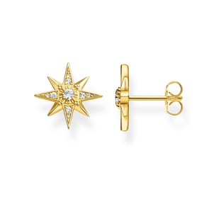 Thomas Sabo Sterling Silver Glam & Soul Ohrstecker Stern Gold