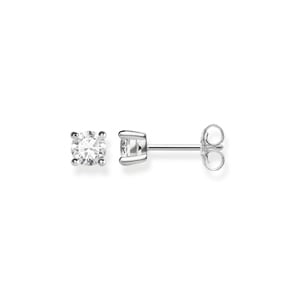 Thomas Sabo Sterling Silver Glam & Soul Ohrstecker Weisser Stein