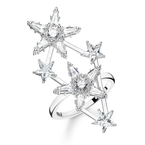 Thomas Sabo Sterling Silver Glam & Soul Ring Sterne