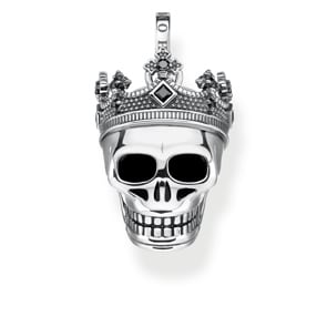 Thomas Sabo Sterling Silver Rebel at Heart Anhänger Totenkopf Krone