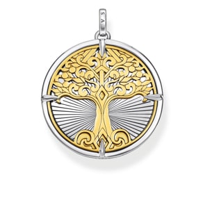 Thomas Sabo Sterling Silver Rebel at Heart Anhänger Tree of Love Gold