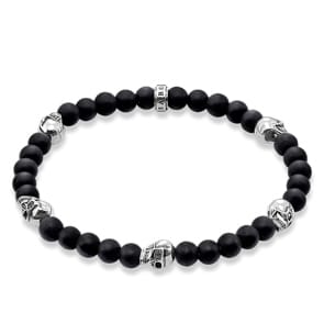 Thomas Sabo Sterling Silver Rebel at Heart Armband Totenkopf