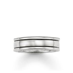 Thomas Sabo Sterling Silver Rebel at Heart Bandring