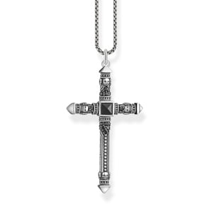 Thomas Sabo Sterling Silver Rebel at Heart Kette Kreuz