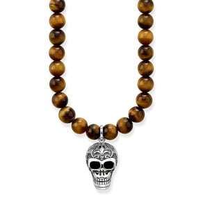 Thomas Sabo Sterling Silver Rebel at Heart Kette Maori Totenkopf
