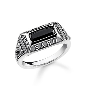 Thomas Sabo Sterling Silver Rebel at Heart College Ring