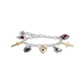 Thomas Sabo True Romance Armband mit Anhängern Silber