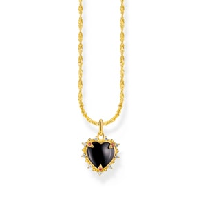 Thomas Sabo True Romance Kette mit Anhänger Heart Romance vergoldet