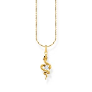 Thomas Sabo True Romance Kette mit Schlangen-Anhänger Tempting Romance vergoldet