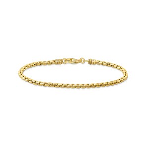 Thomas Sabo Bracciale Intrecciato Con Ciondoli Sole, Palma E Cactus - Colori Oro, Rosa, Verde - Regolabile 15-24 Cm, Con Nappe - ACC0046-302-7-L24V