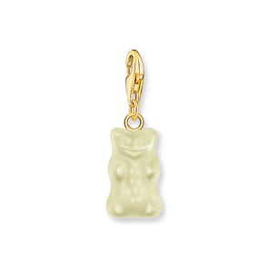 Thomas Sabo x HARIBO Breloque Charm Ours d’or blanc, doré