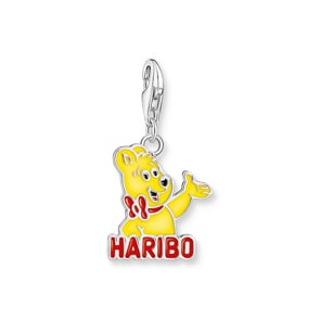 Thomas Sabo x HARIBO Charm-Goldbären-Anhänger Silber geschwärzt
