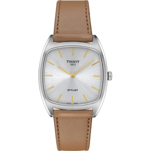 Tissot Stylist Silbrig / Beige