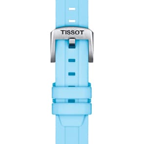 Tissot Silikonarmband blau 18 mm